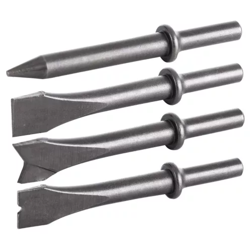 Set de Dălți cu Prindere Rotundă pentru Mașini Pneumatice de Dăltuit, 125 mm, TC Technic ACL-001