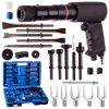 Set Ciocan Pneumatic cu 25 de Piese și Dălți, în Valiză de Plastic TC Technic AA0082