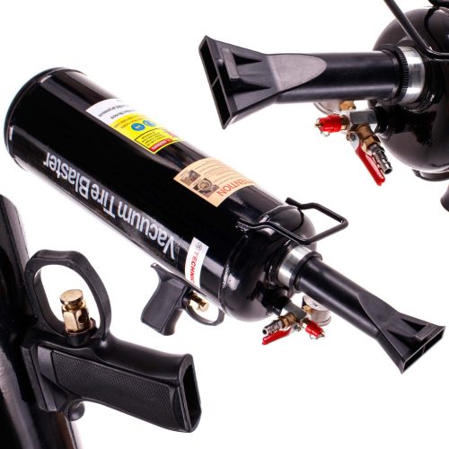 Rezervor de Presiune pentru Umflat Anvelope - Aerogun, Capacitate 9 Litri, Presiune de Lucru 6-8 Bar, Manometru 0-20 Bar, Conexiune Aer 1/4"