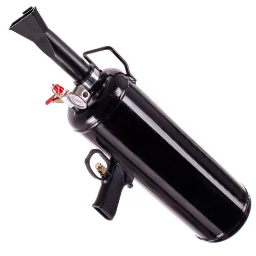 Rezervor de Presiune pentru Umflat Anvelope - Aerogun, Capacitate 9 Litri, Presiune de Lucru 6-8 Bar, Manometru 0-20 Bar, Conexiune Aer 1/4"