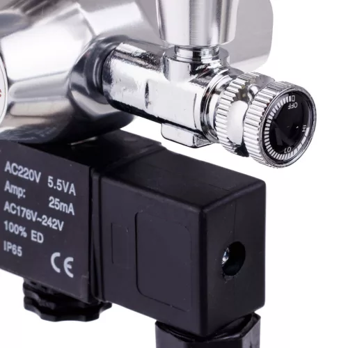 Reductor Dioxid de Carbon cu Supapă Magnetică și Contor de Bule pentru Acvarii (230V) TC Technic TC-T-BBL