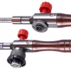 Set arzător gaz cu 3 piese în husă de pânză, cu conector 7/16" și adaptor baionetă TC Technic UP309