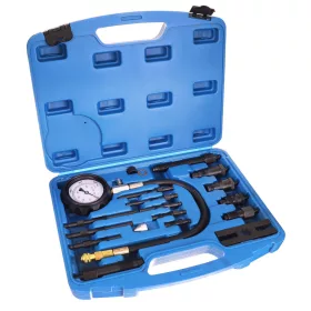   Set de Testare Compresie și Presiune pentru Motoare Diesel cu Valiză din Plastic, 17 Piese - TC Technic G1011
