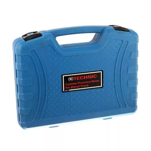 Set de Testare Compresie și Presiune pentru Motoare Diesel cu Valiză din Plastic, 17 Piese - TC Technic G1011