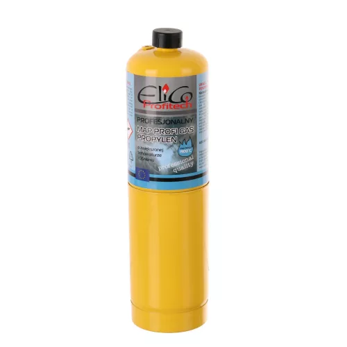 Gaz Profesional ElicoProfitech MAPP 2300°C, Propilenă, Compatibil cu Arzătoare 1" 400G