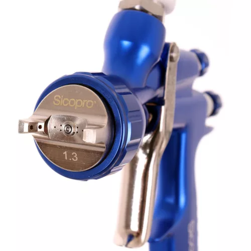 Pistol de Vopsit Profesionist HVLP 1,3 mm, 600 ml Sicopro SK735HVLP-1.3