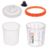 Set de 50 de Pahare de Amestec de Vopsea de Unică Folosință, Sistem Sistemul de Preparare a Vopselelor cu Filtru (650 ml)