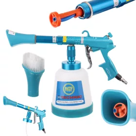   Pistol de Curățare Pneumatică cu Duza Întărită, Rezervor de 1 Litru și Conexiune Racord Aer 1/4" TC Technic LT-P2N