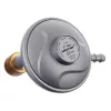 Reductor de Presiune pentru Sticle de Gaz Propan-Butan cu Conexiune Scurtă Filetată de 3/8", Furtun de Gaz de 2 Metri
