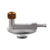 Reductor de Presiune pentru Sticle de Gaz Propan-Butan cu Conexiune Scurtă Filetată de 3/8", Furtun de Gaz de 2 Metri