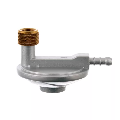 Reductor de Presiune pentru Sticle de Gaz Propan-Butan cu Conexiune Scurtă Filetată de 3/8", Furtun de Gaz de 2 Metri