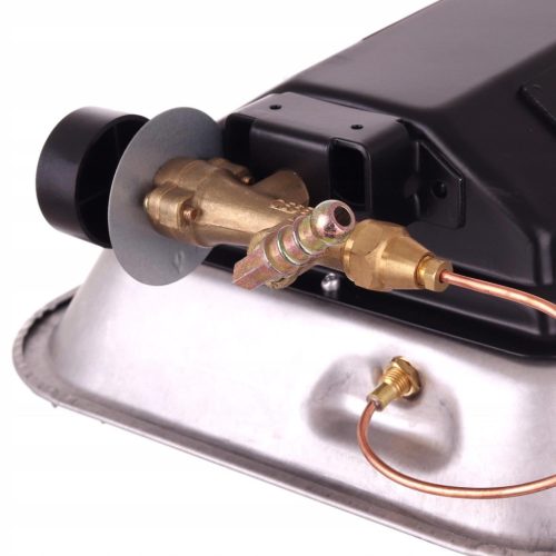 Încălzitor cu Gaz pentru Butelie de Propan Sun, Putere Reglabilă 3-4,5 kW, Gazon 37 mbar, Furtun 70 cm