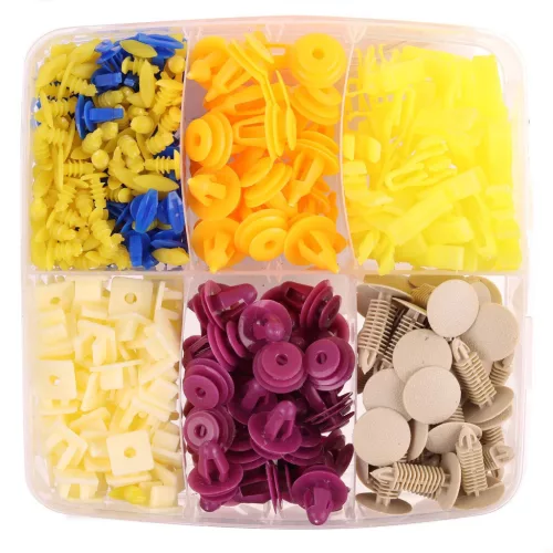 Set Universal de 1240 de Cleme și Extractoare pentru Tapițerie TC TEhnic - Compatibil cu Majoritatea Mărcilor, Cleme Universale din Plastic, 5 Extractoare incluse