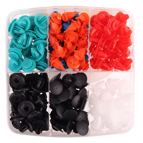 Set Universal de 1240 de Cleme și Extractoare pentru Tapițerie TC TEhnic - Compatibil cu Majoritatea Mărcilor, Cleme Universale din Plastic, 5 Extractoare incluse