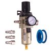Regulator și lubrificator cu manometru AW3000-02 pentru compresor, compatibil cu cuple rapide 1/4