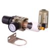 Regulator și lubrificator cu manometru AW3000-02 pentru compresor, compatibil cu cuple rapide 1/4