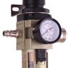 Regulator și lubrificator cu manometru AW3000-02 pentru compresor, compatibil cu cuple rapide 1/4