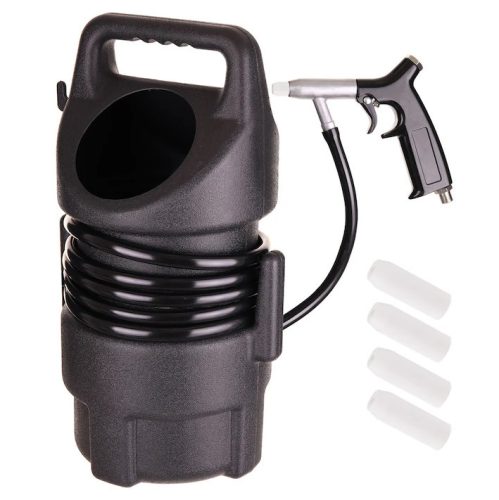 Pistol de sablare cu furtun de 4 metri și rezervor de 10 litri, 5 duze, Technic SB-10