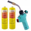 Găzător MAPP Propan Turbo pentru Lipire 1900°C cu 2 Butelii Castolin