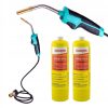 Arzător Turbo cu Gaz MAPP pentru Lipire + 2 Butelii Castolin TC Technic 110CGA-2X