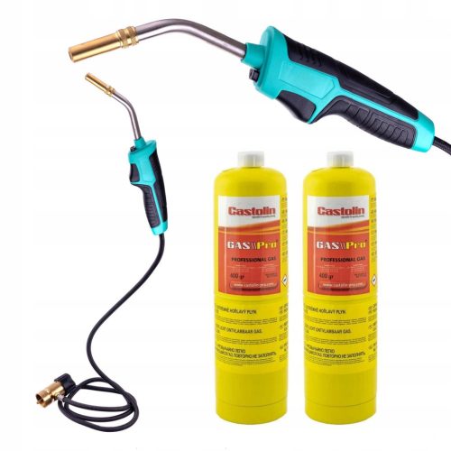Arzător Turbo cu Gaz MAPP pentru Lipire + 2 Butelii Castolin TC Technic 110CGA-2X