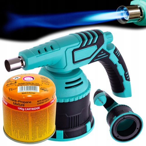Lampă de Sudură, Forrasztólámpa cu Aprindere Piezo și Cartuș de Gaz EliCo 190g TC Technic PD888SP-360-1X