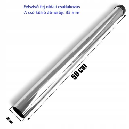 Furtun Aspirator Metalic Compatibil cu Seria Karcher NT, WD, A și MV, Sistem DN 35 (50 cm)