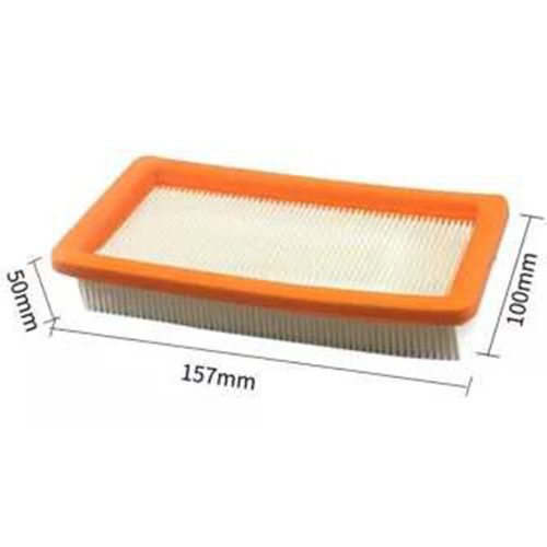 Filtru de Aer/Motor de Înaltă Calitate din Poliester, Compatibil cu Aspiratoare Karcher, Dimensiuni 196x96x32mm