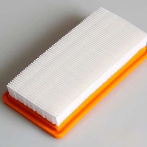 Filtru de Aer/Motor de Înaltă Calitate din Poliester, Compatibil cu Aspiratoare Karcher, Dimensiuni 196x96x32mm