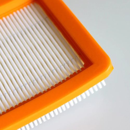 Filtru de Aer/Motor de Înaltă Calitate din Poliester, Compatibil cu Aspiratoare Karcher, Dimensiuni 196x96x32mm