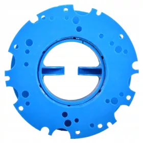   Pad de Fixare pentru Mașini de Curățat Hako, Karcher - Albastru, Diametru 157 mm, Furat Interior 71 mm