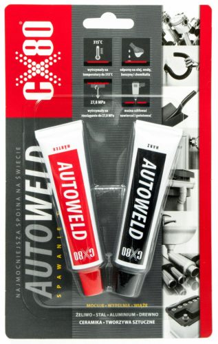 Adeziv Epoxidic Bicompus CX-80 AUTO WELD (2x27g) - Soluție Profesională de Sudură la Rece