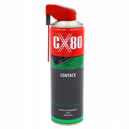 Spray Curățare Contacte CX-80 CONTACX 500 ml DUO-SPRAY pentru Electronice și Electrotehnică