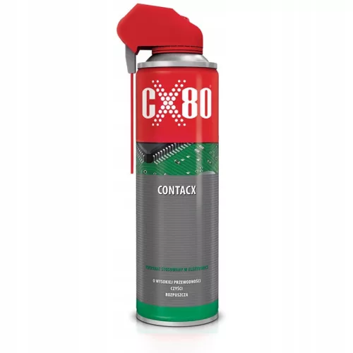 Spray Curățare Contacte CX-80 CONTACX 500 ml DUO-SPRAY pentru Electronice și Electrotehnică