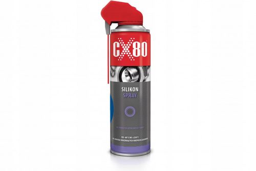 Spray Siliconic CX-80 500ml - Îngrijire Gume și Garnituri, Potrivit pentru Întreținerea Centurilor de Siguranță (Certificat PZH)
