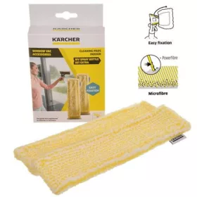   Set Original de Perne de Curățare din Microfibră cu Prindere cu Arici - Compatibil cu Karcher WV 2, WV 5, WVP 10