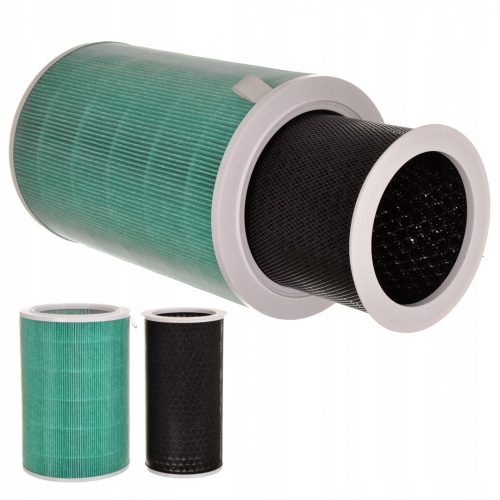 Filtru Antismog Compatibil cu Xiaomi Mi Air Purifier 2S UE, 2, 2H, 3, 3H, Pro, MAX, cu RFID, 2 în 1