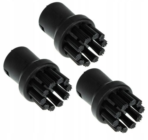 Set de Perii cu Peri din Plastic Compatibil cu Aparatele de Curățat cu Aburi Karcher SC - 3 Bucăți