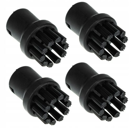 Set Perii cu Fire din Plastic Compatibil cu Aparatele de Curățat cu Abur Karcher SC - 4 Perii (Înlocuiește Cod 2.863-270.0)