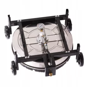   Cap de curățare profesional T-Racer 53 cm din oțel inoxidabil pentru acoperișuri, compatibil cu Karcher HD/HDS și Kranzle