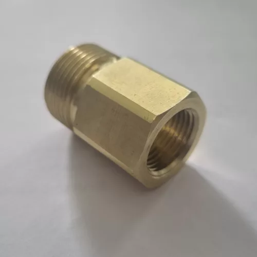 Adaptor Conector din Cupru cu Filet Exterior M22 – Filet Interior 3/8" Compatibil cu Karcher HD, HDS pentru Mașini de Spălat cu Presiune și Extindere Țevi