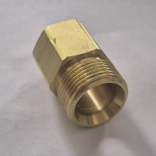 Adaptor Conector din Cupru cu Filet Exterior M22 – Filet Interior 3/8" Compatibil cu Karcher HD, HDS pentru Mașini de Spălat cu Presiune și Extindere Țevi