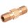 Conector Reducție 1/4" - 1/4" pentru Echipamente de Înaltă Presiune, Alamă, Lungime Totală 45mm