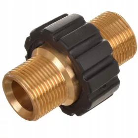   Adaptor M22-M22 pentru Conectarea Furtunurilor de Înaltă Presiune (Compatibil cu Furtunuri Karcher)