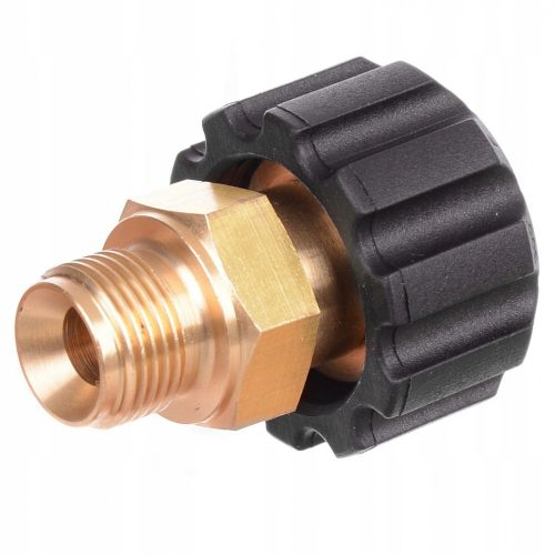 Adaptor de Conectare M22x1,5 mm - 3/8" (aprox. 16 mm) Exterior pentru Sisteme Karcher și Kranzle, Alamă, Durabil și Fiabil