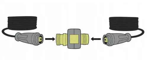 Adaptor Blocare Ușoară 9 Karcher pentru Conexiune Furtun TR22 Exterior - Rezistență 300 bar (4.111-037.0)