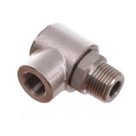   Conector Cot 90° Rotativ din Oțel Inoxidabil pentru Tambur Automat de Furtun - Karcher HD HDS, 1/2" Exterior - 3/8" Interior