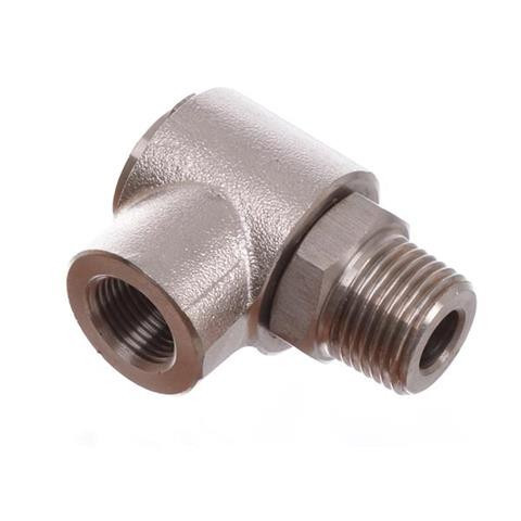 Conector Cot 90° Rotativ din Oțel Inoxidabil pentru Tambur Automat de Furtun - Karcher HD HDS, 1/2" Exterior - 3/8" Interior