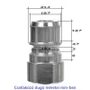 Adaptor Rapid Cromat 3/8" Nilfisk Alto, Wap, Ehrle, 250 bar