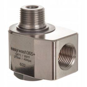   Conector Rotativ 360° pentru Brațul Easywash365+, 3/8" Filet Interior - 3/8" Filet Exterior, Oțel Inoxidabil